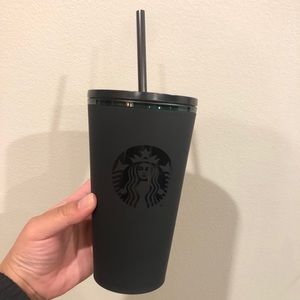 Starbucks Cold Cup with Straw Matte Black 16 oz